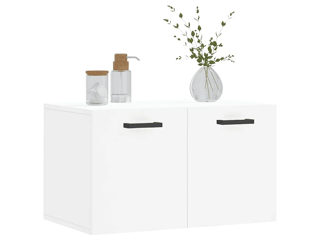 Wandschrank Weiß 60x36,5x35 cm Holzwerkstoff