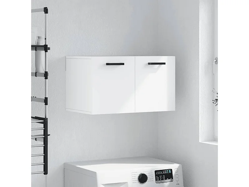 Armoire murale Blanc 60x36,5x35 cm Bois d'ingénierie