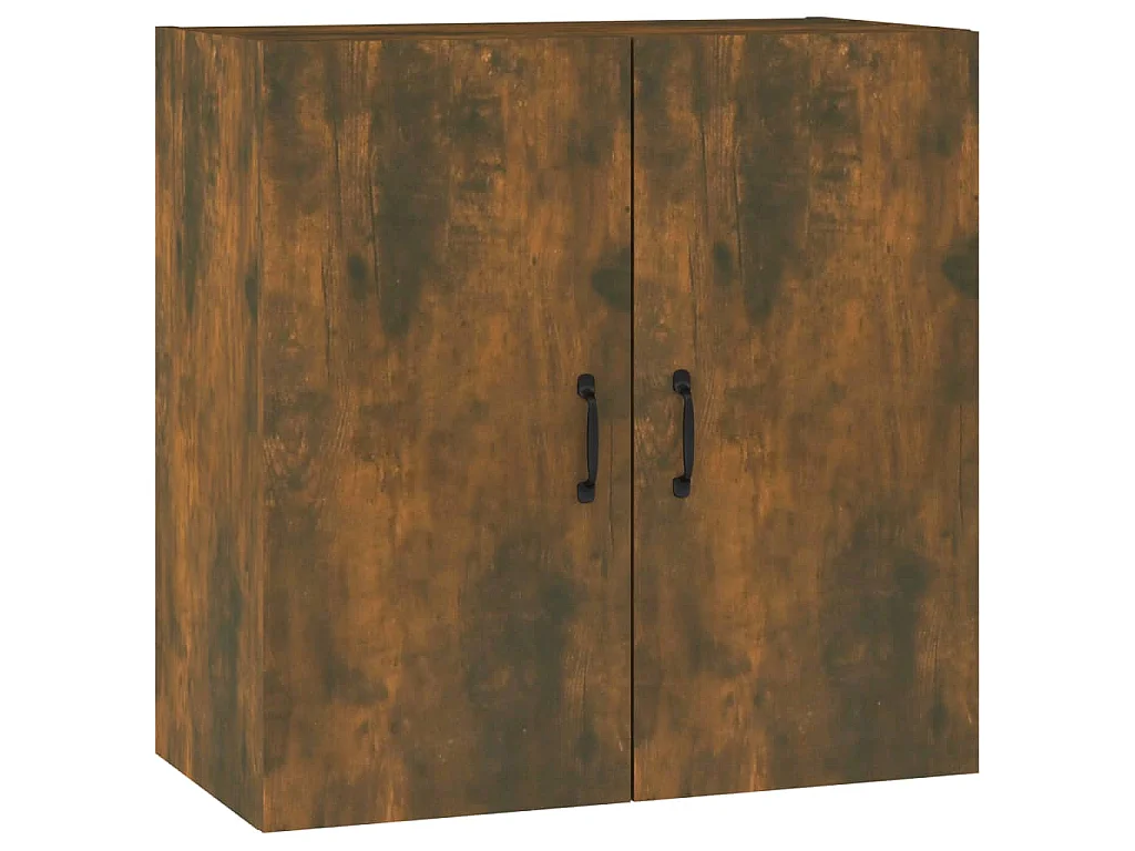 Armoire murale Chêne fumé 60x31x60 cm Bois d'ingénierie