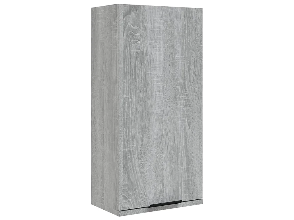 Badkamerkast wandgemonteerd 32x20x67 cm grijs sonoma eikenkleur