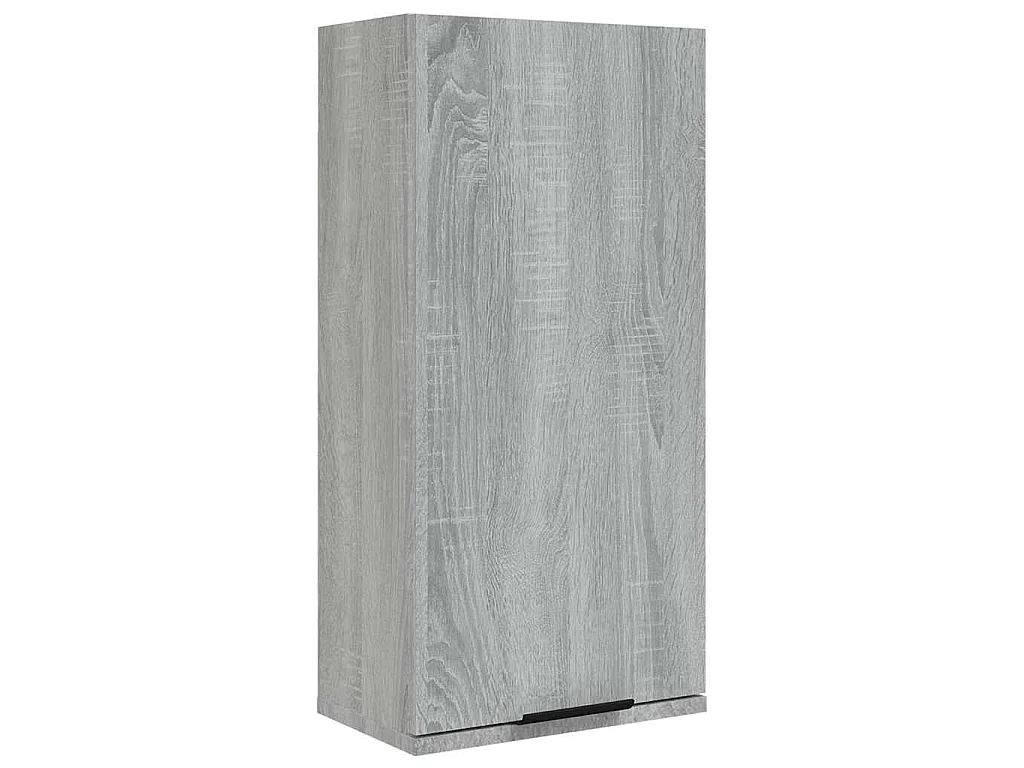 Badkamerkast wandgemonteerd 32x20x67 cm grijs sonoma eikenkleur