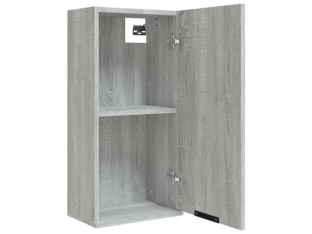 Badkamerkast wandgemonteerd 32x20x67 cm grijs sonoma eikenkleur