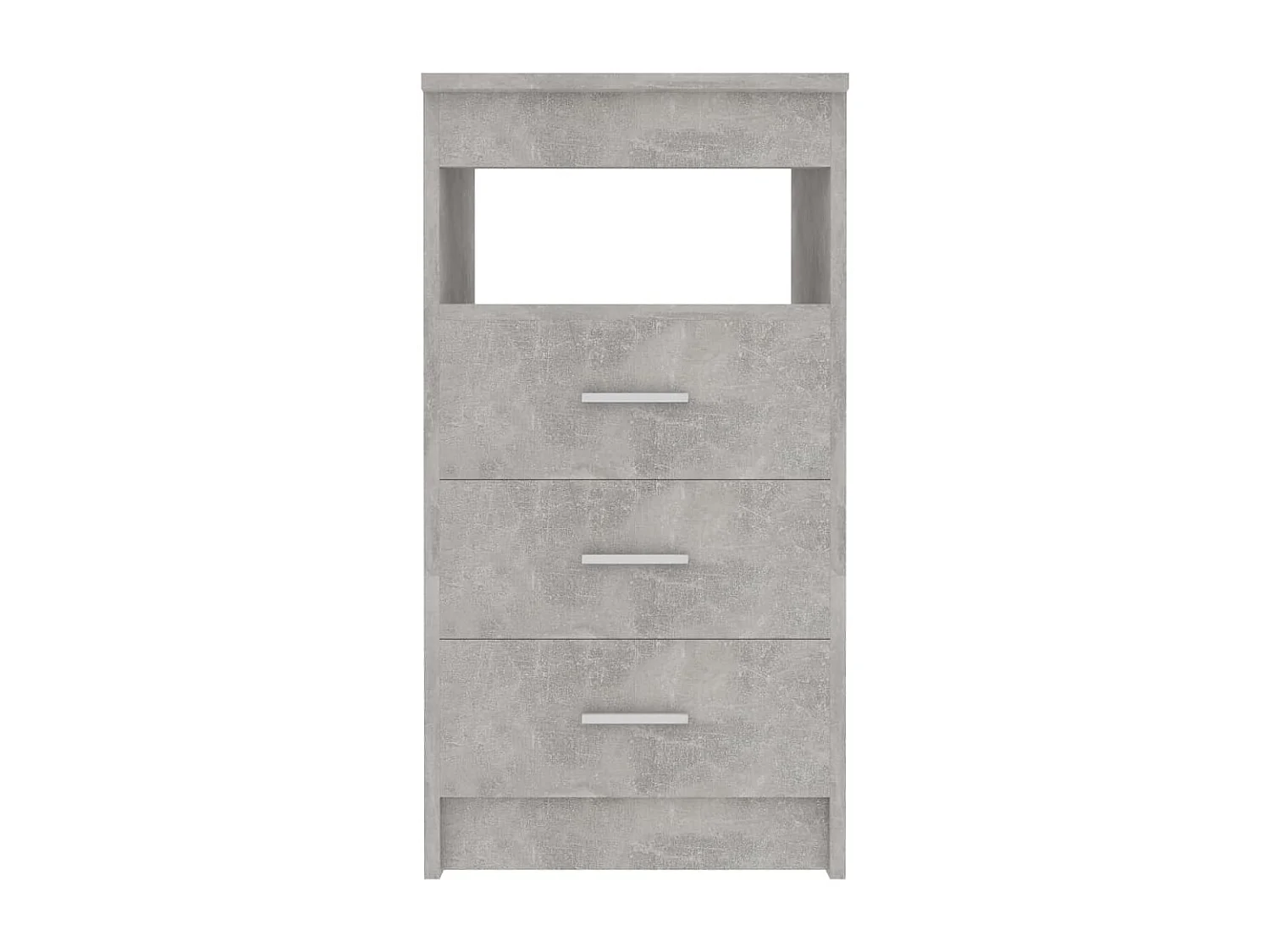 Armoire à tiroirs Gris béton 40x50x76 cm Bois d'ingénierie