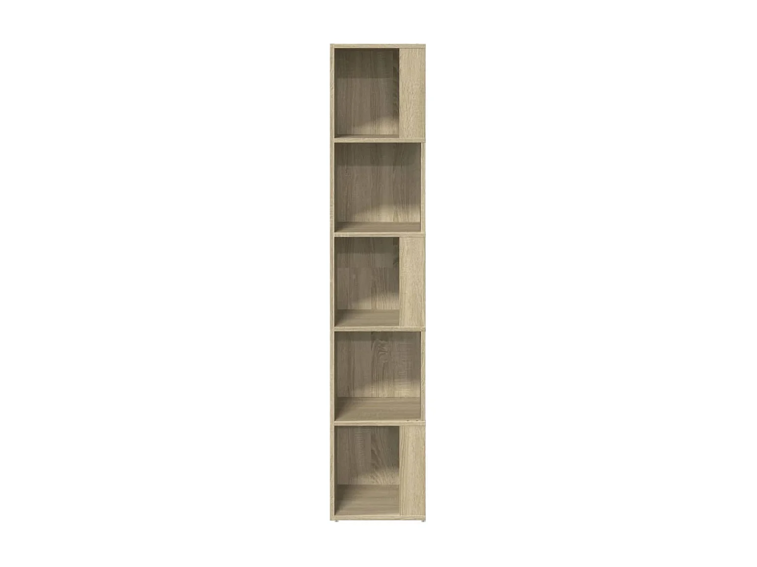 Hoekkast 33x33x164,5 cm bewerkt hout sonoma eikenkleurig