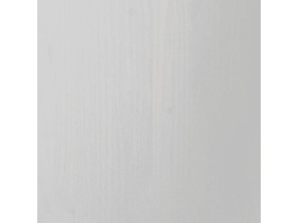 Armoire roulante avec bureau MOSS blanc bois de pin solide