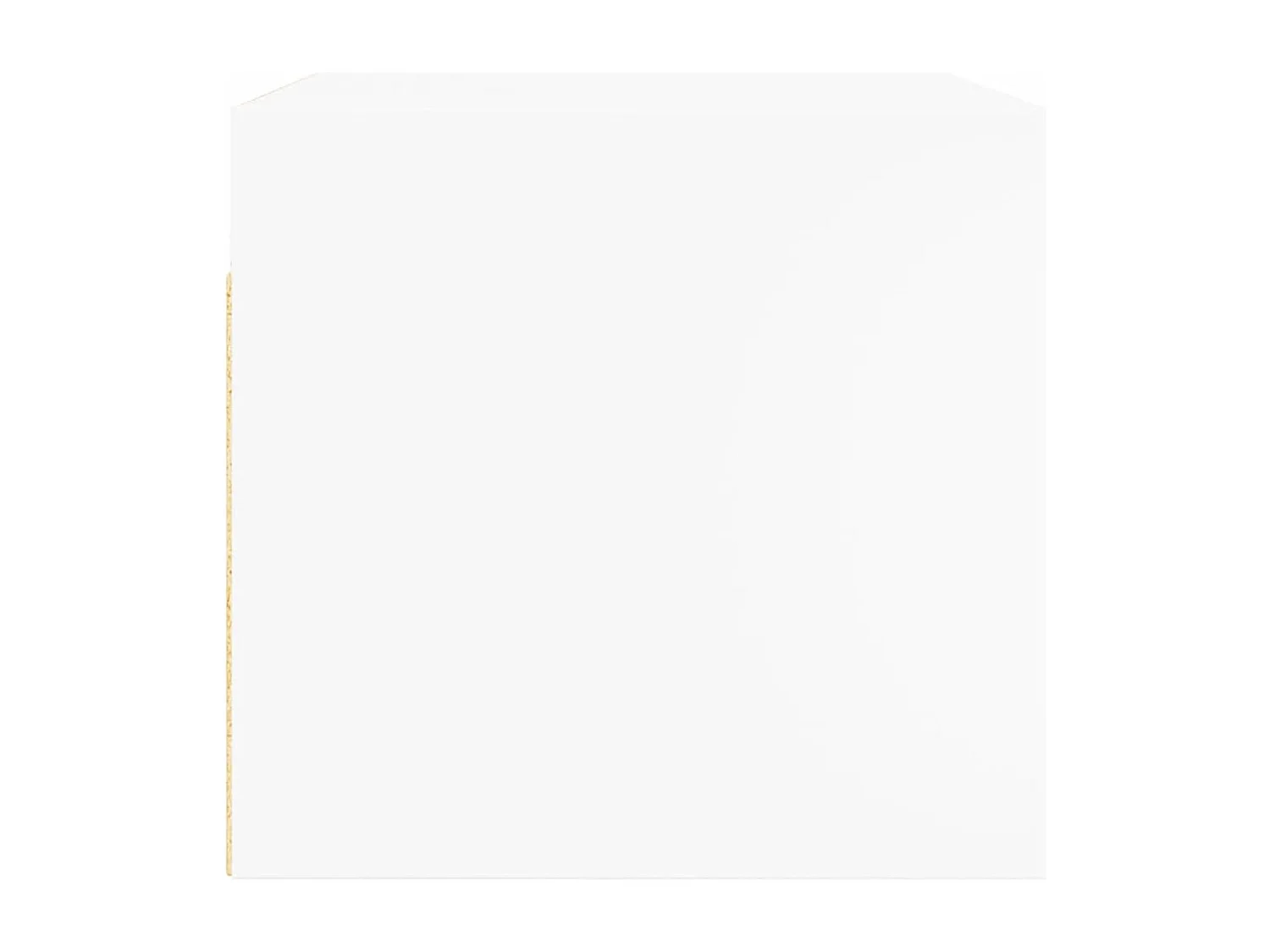 Armoires murales avec portes en verre 2 pcs blanc 68,5x37x35 cm