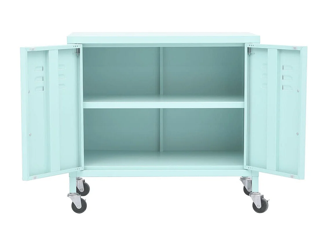 Lagerschrank Mintgrün 60x35x56 cm Stahl