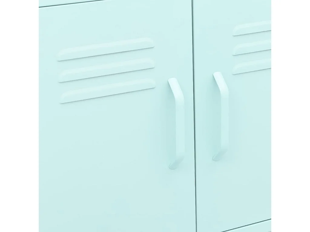 Lagerschrank Mintgrün 60x35x56 cm Stahl