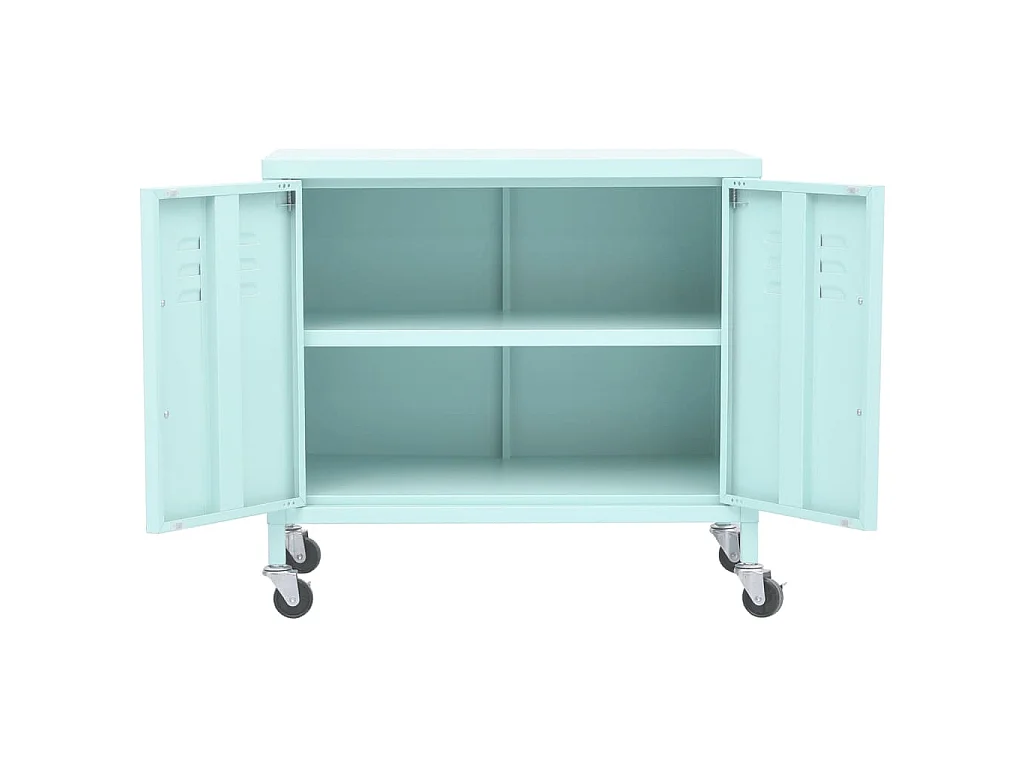 Armoire de rangement Menthe 60x35x56 cm Acier