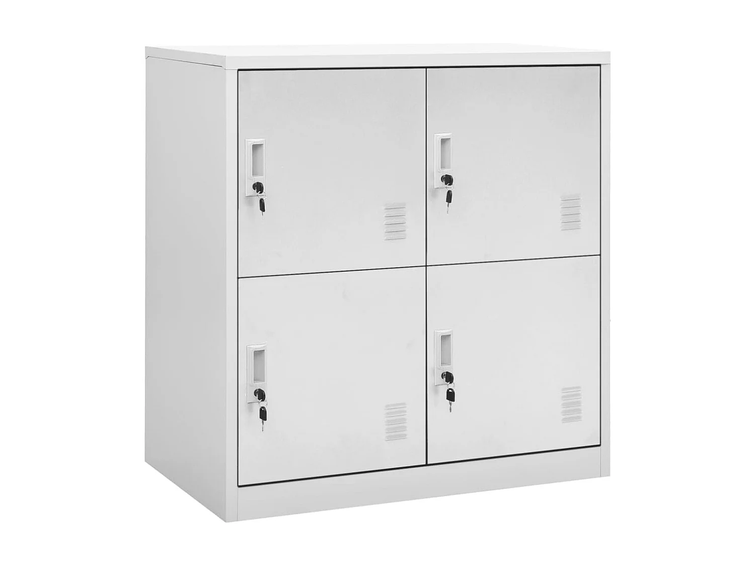 Armoire à casiers Gris clair 90x45x92,5 cm Acier