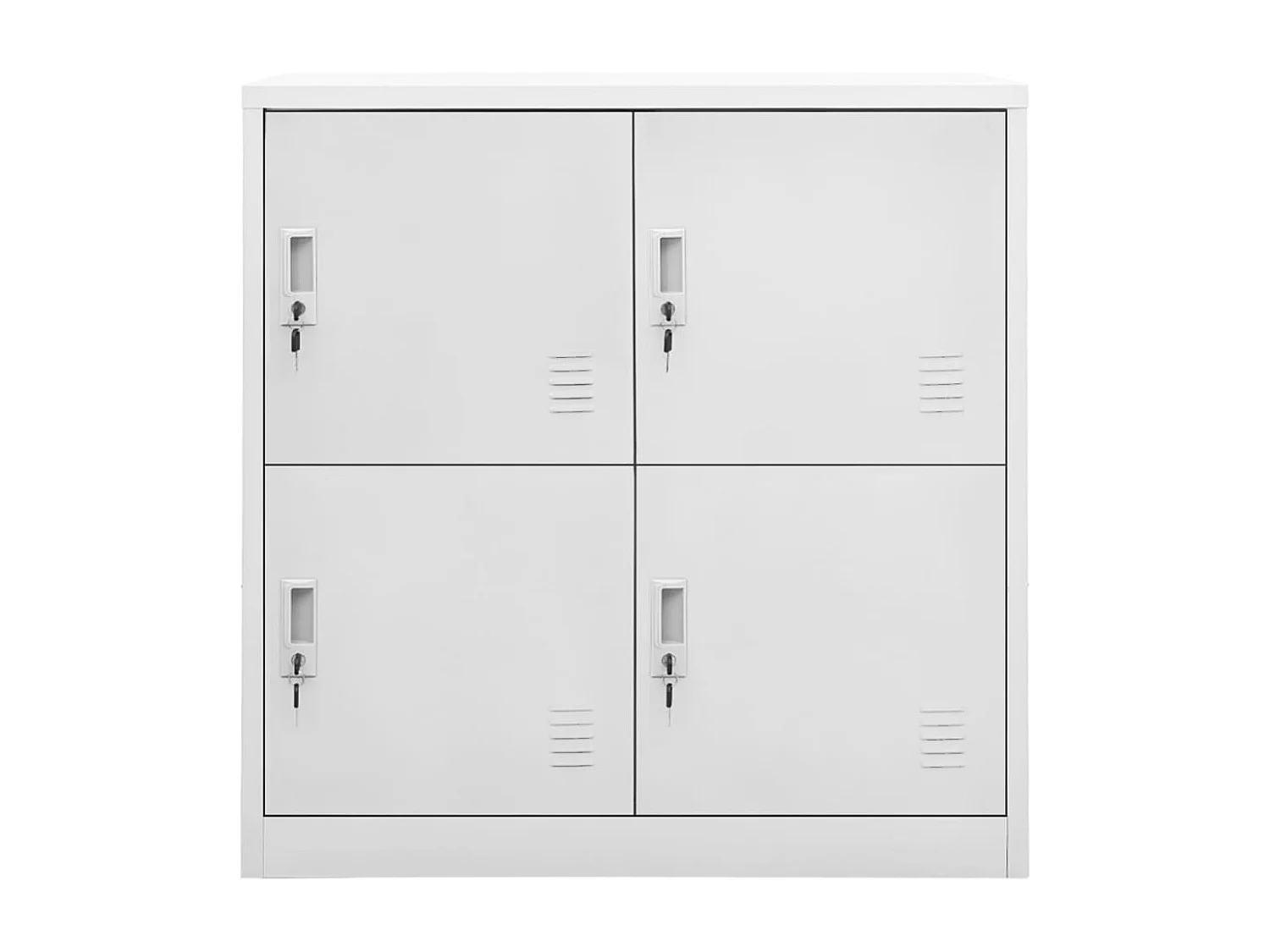 Armoire à casiers Gris clair 90x45x92,5 cm Acier