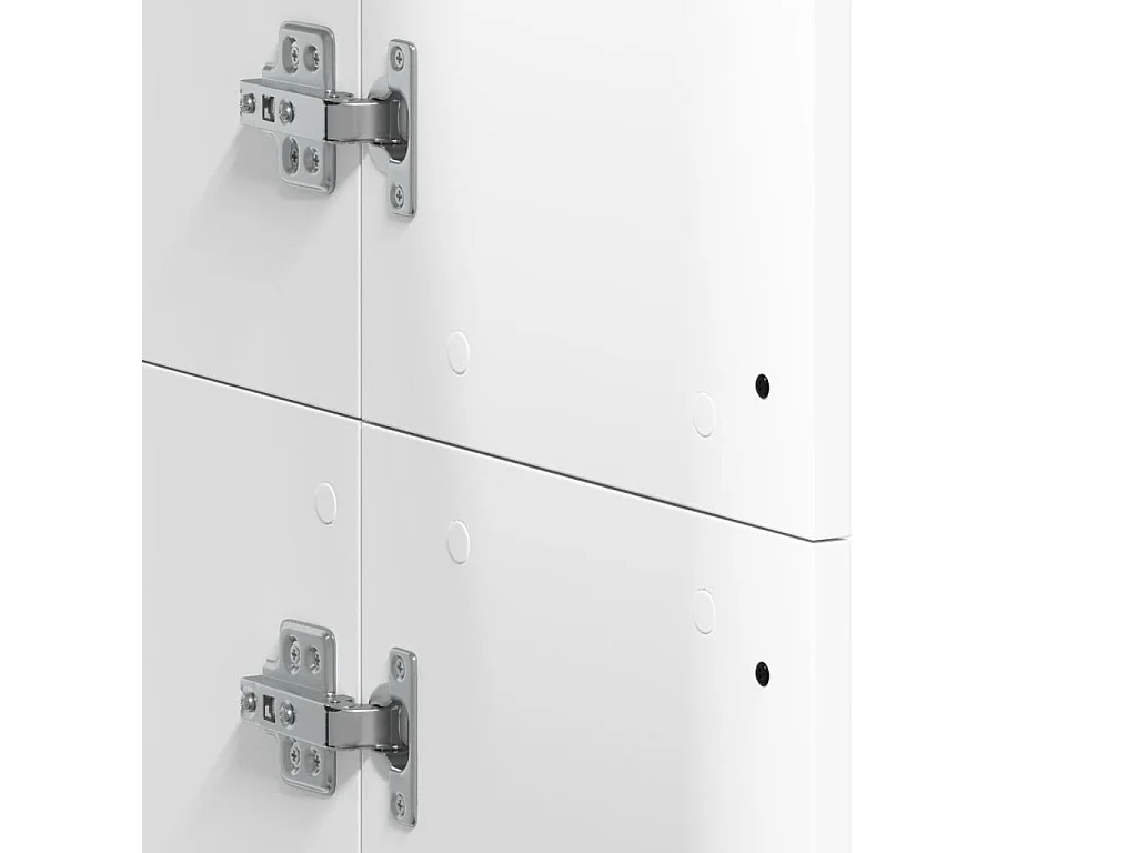 Highboard Weiß 60x35x180 cm Holzwerkstoff