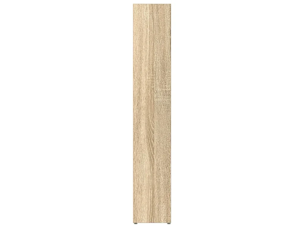 Armoires à CD 2 pcs Chêne sonoma 21x16x93,5 cm Aggloméré