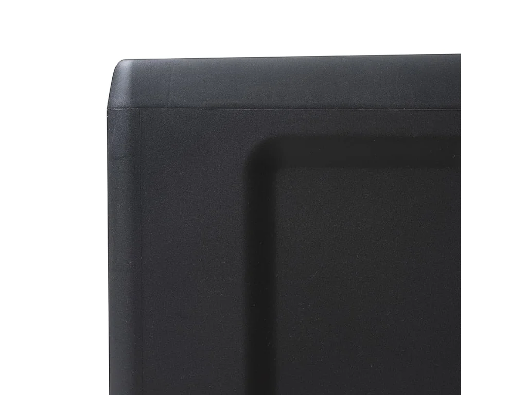 Tuinkast met 1 schap zwart