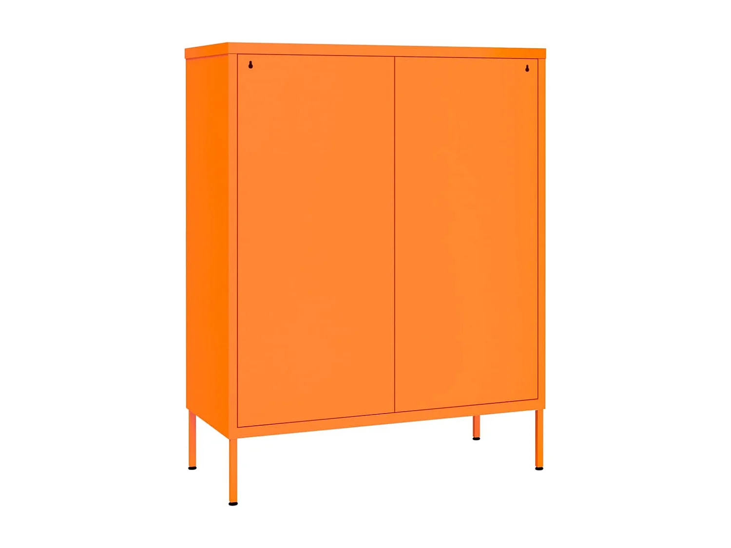 Armoire à tiroirs Orange 80x35x101,5 cm Acier