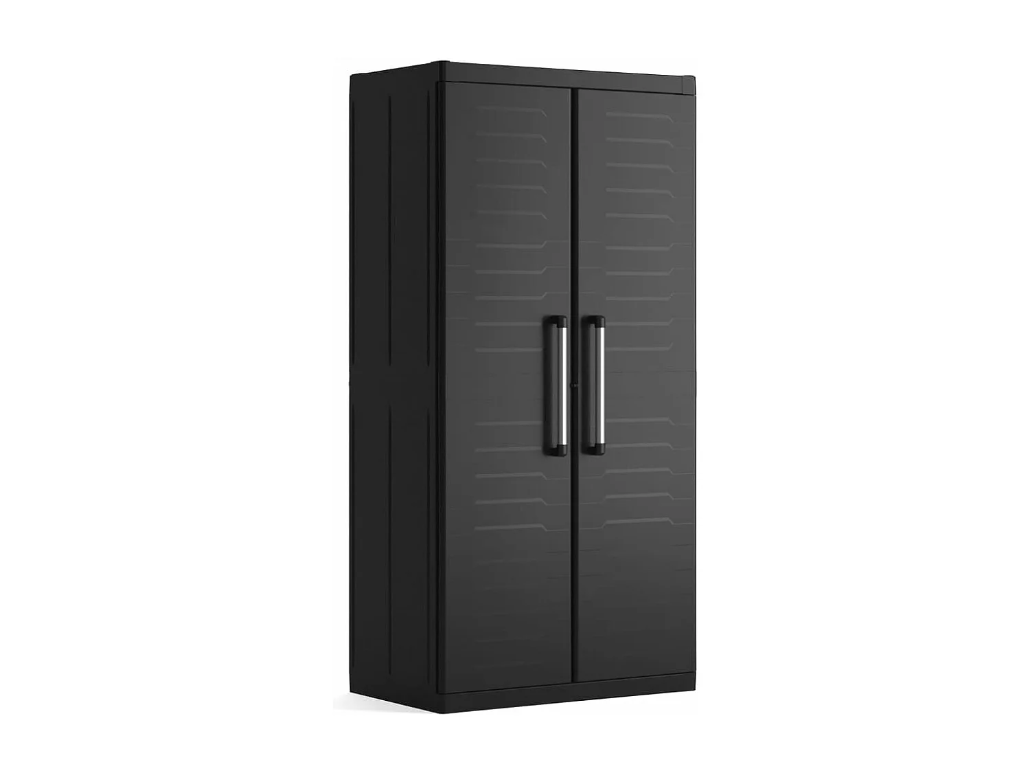 Keter Lagerschrank Detroit Hoch XL Schwarz