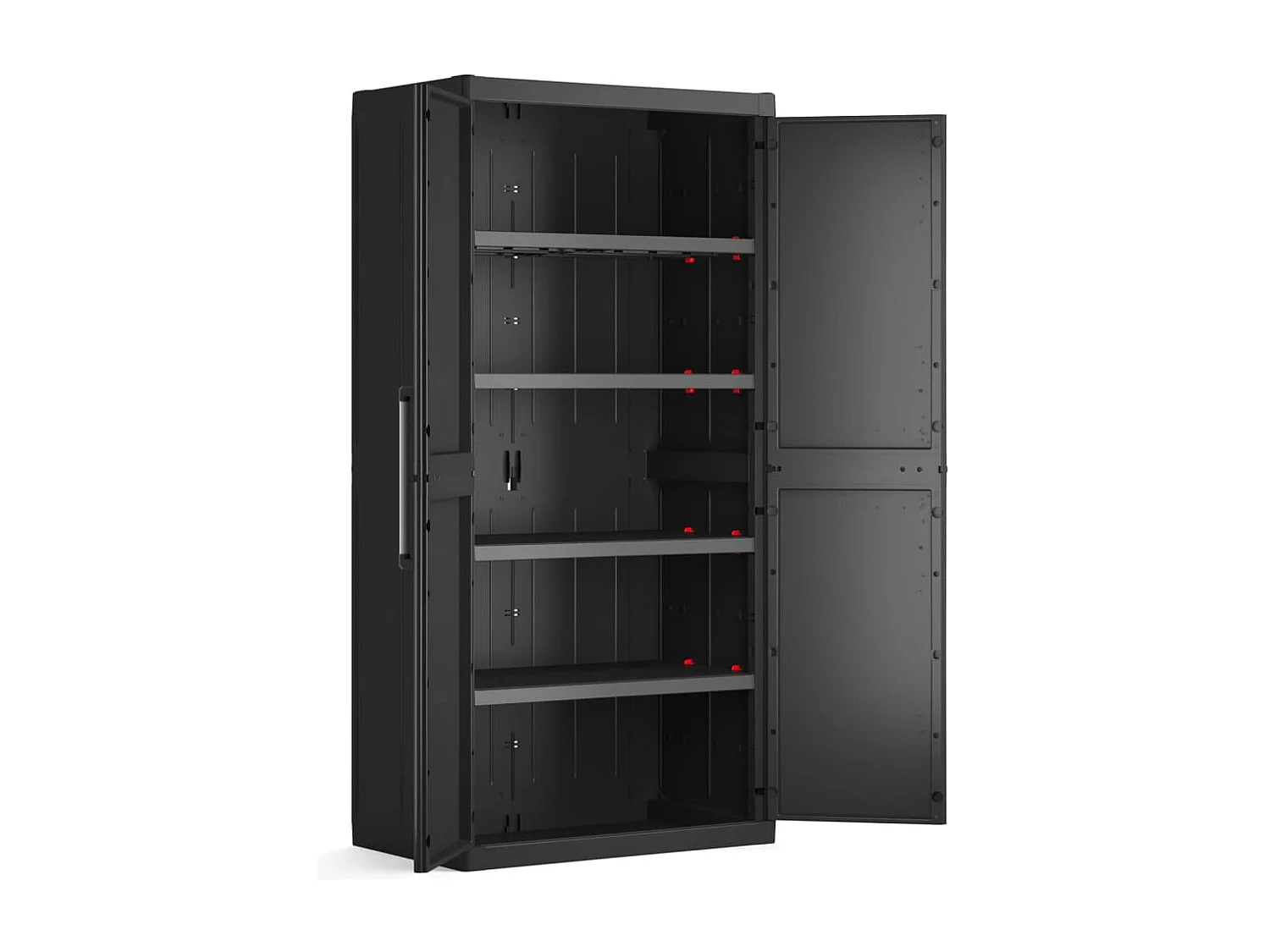 Keter Lagerschrank Detroit Hoch XL Schwarz
