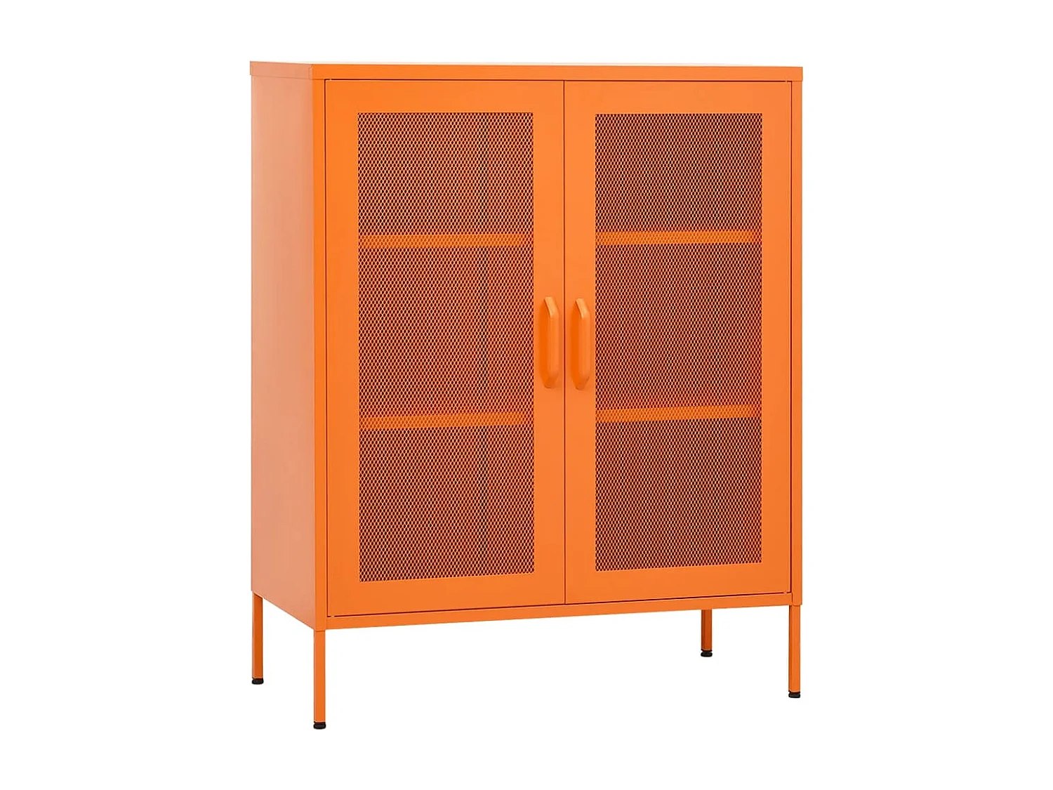 Lagerschrank Orange 80x35x101,5 cm Stahl