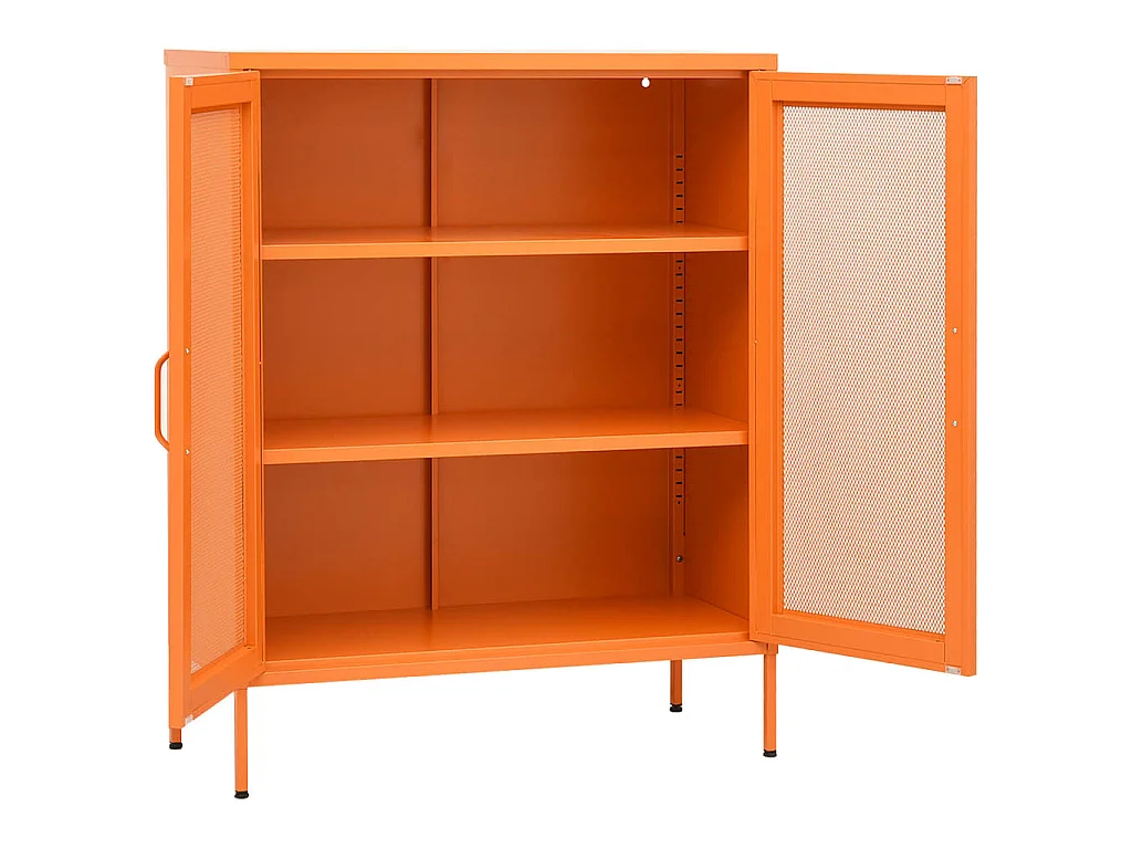 Armoire de rangement Orange 80x35x101,5 cm Acier