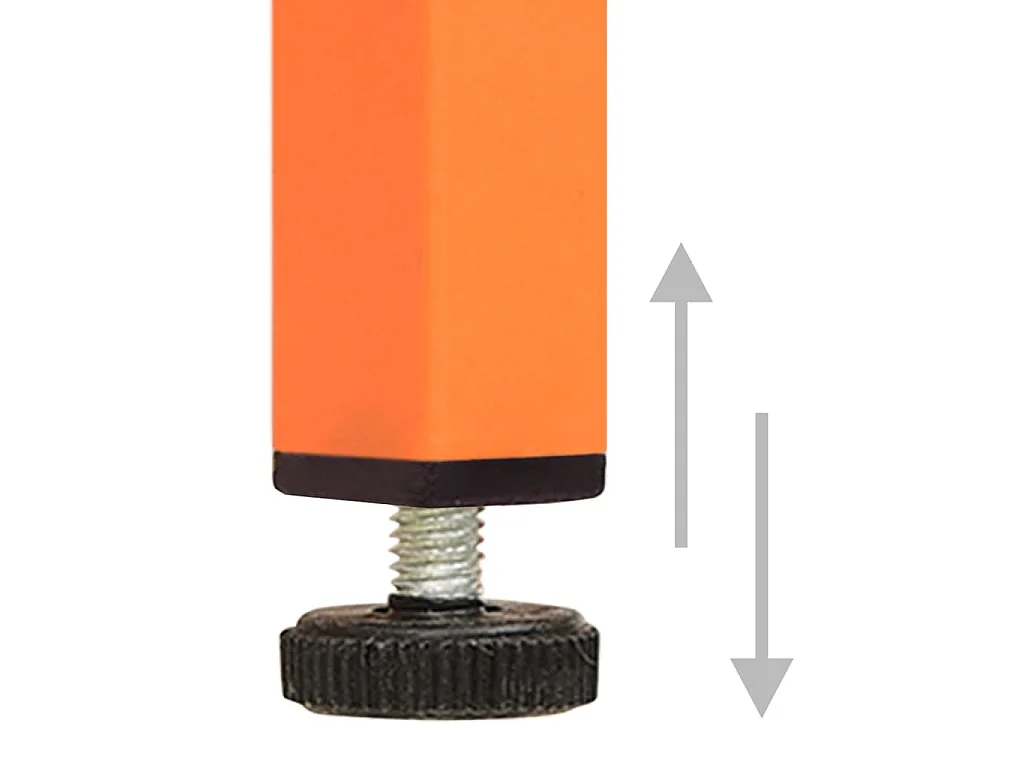 Armoire de rangement Orange 80x35x101,5 cm Acier