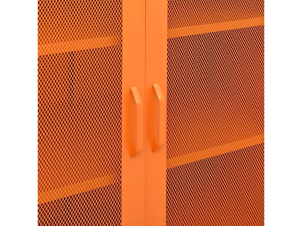 Armoire de rangement Orange 80x35x101,5 cm Acier