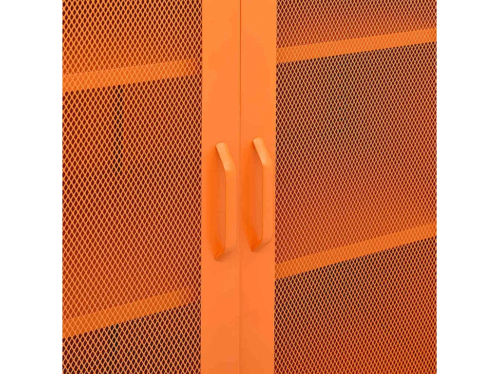 Armoire de rangement Orange 80x35x101,5 cm Acier