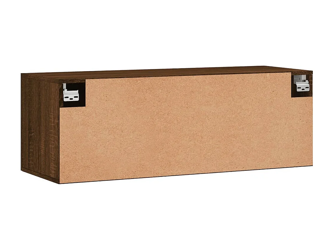 Armoire murale chêne marron 100x36,5x35 cm bois d'ingénierie