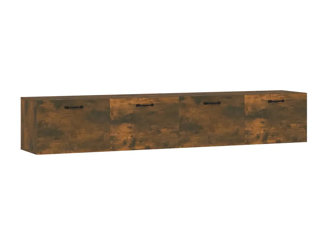 Armoires murales 2 pcs Chêne fumé 100x36,5x35 cm