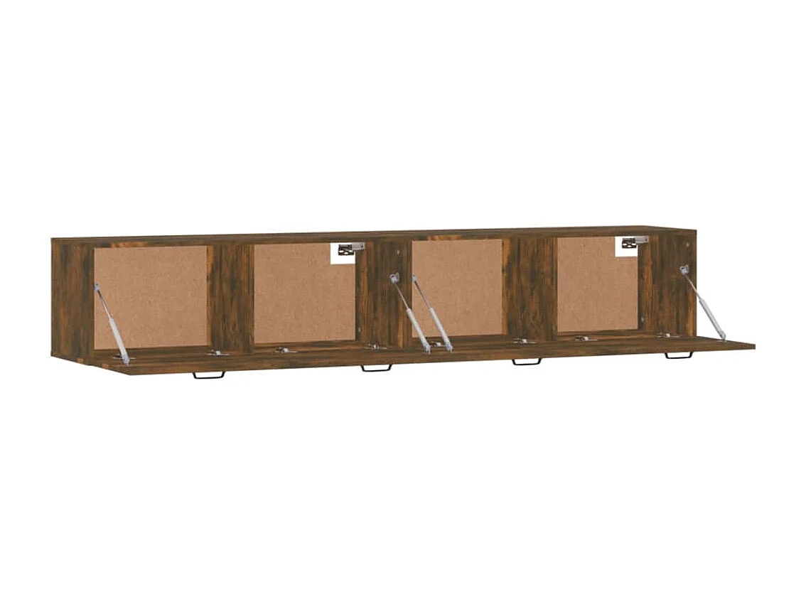 Armoires murales 2 pcs Chêne fumé 100x36,5x35 cm