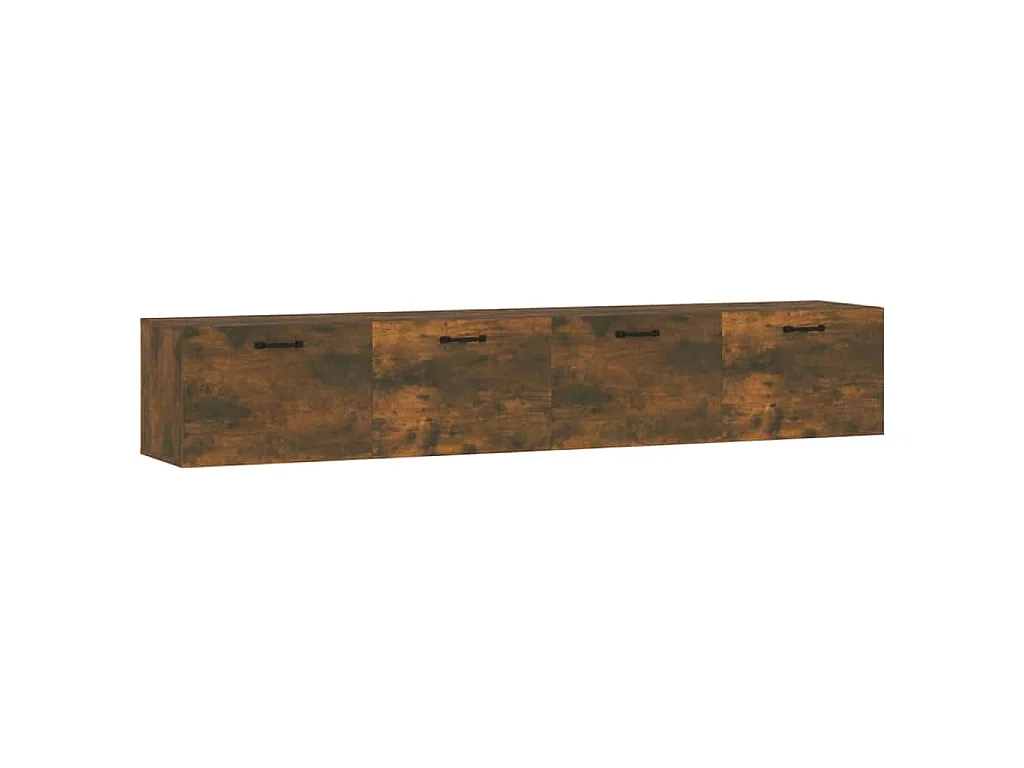 Armoires murales 2 pcs Chêne fumé 100x36,5x35 cm