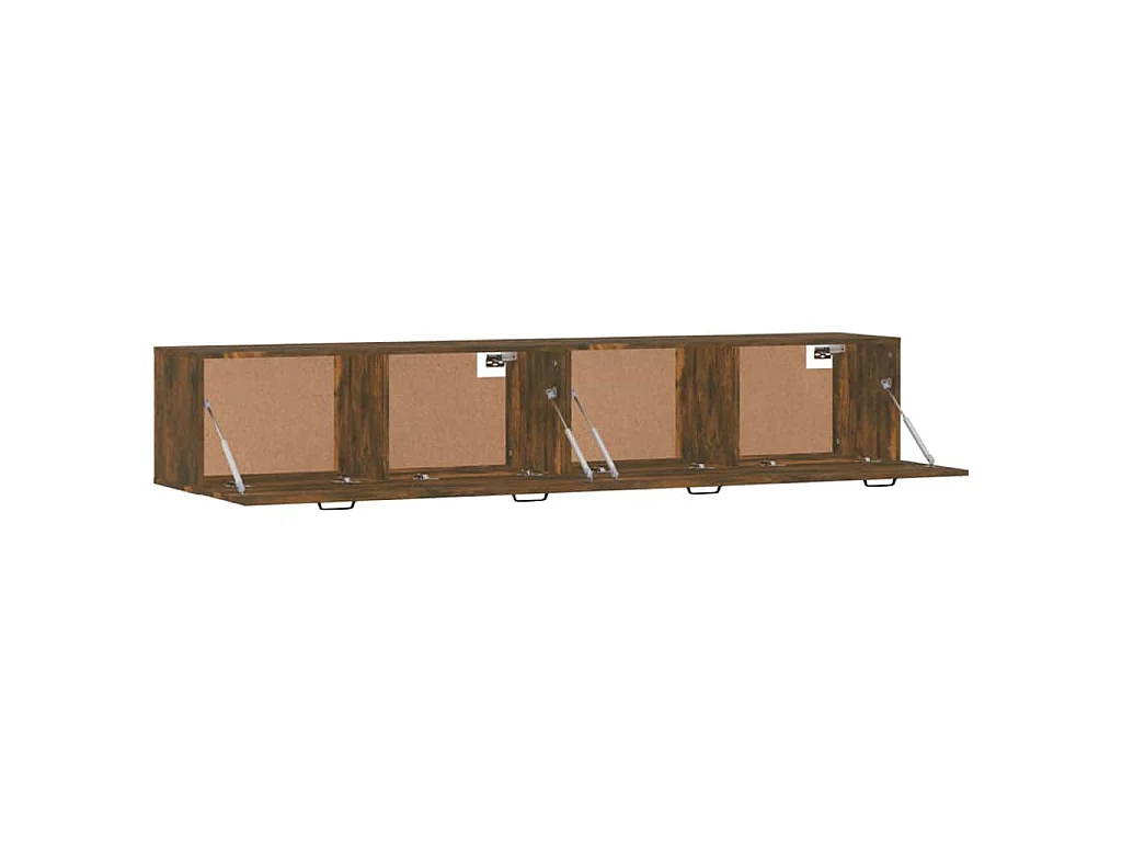 Armoires murales 2 pcs Chêne fumé 100x36,5x35 cm