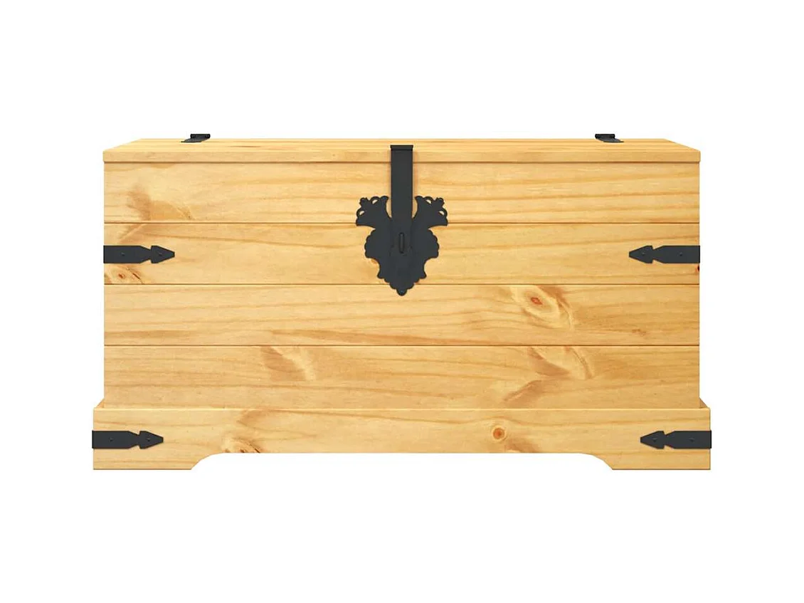 Opbergkist Mexicaans grenenhout Corona-stijl 91x49,5x47 cm