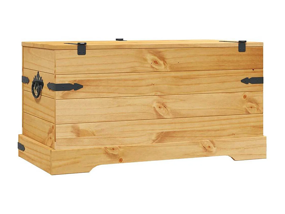 Opbergkist Mexicaans grenenhout Corona-stijl 91x49,5x47 cm