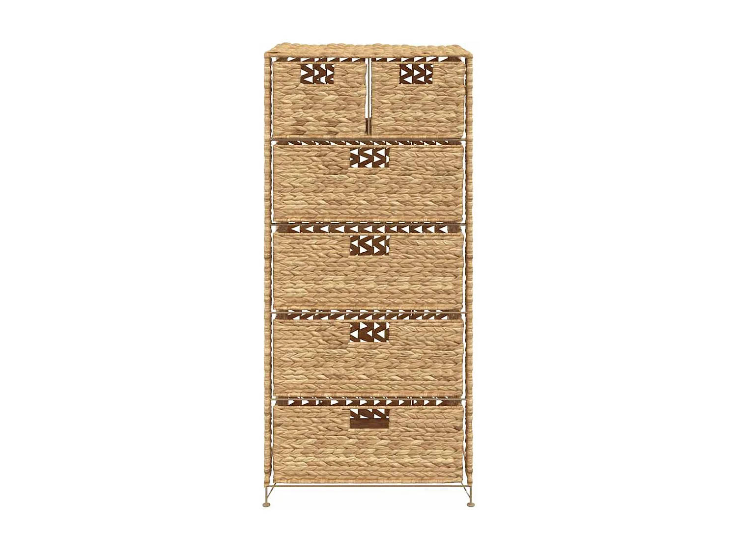 Unité de rangement avec 6 paniers 47x37x100 cm Jacinthe d'eau