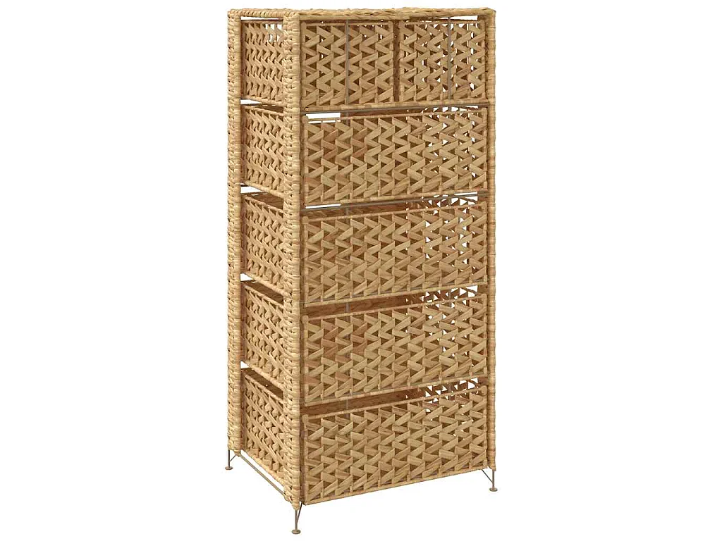 Unité de rangement avec 6 paniers 47x37x100 cm Jacinthe d'eau