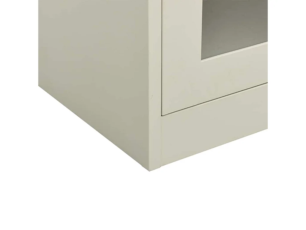 Büroschrank Hellgrau 90x40x70 cm Stahl