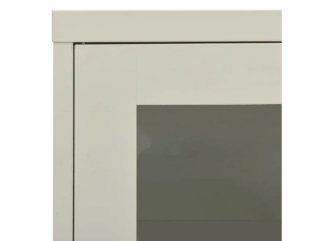 Büroschrank Hellgrau 90x40x70 cm Stahl