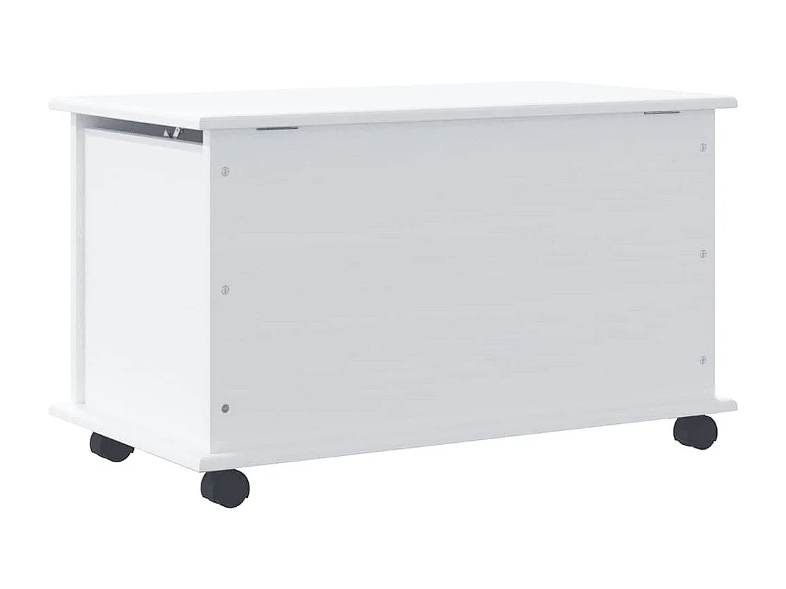Coffre de rangement et roulettes ALTA blanc 73x39,5x43 cm