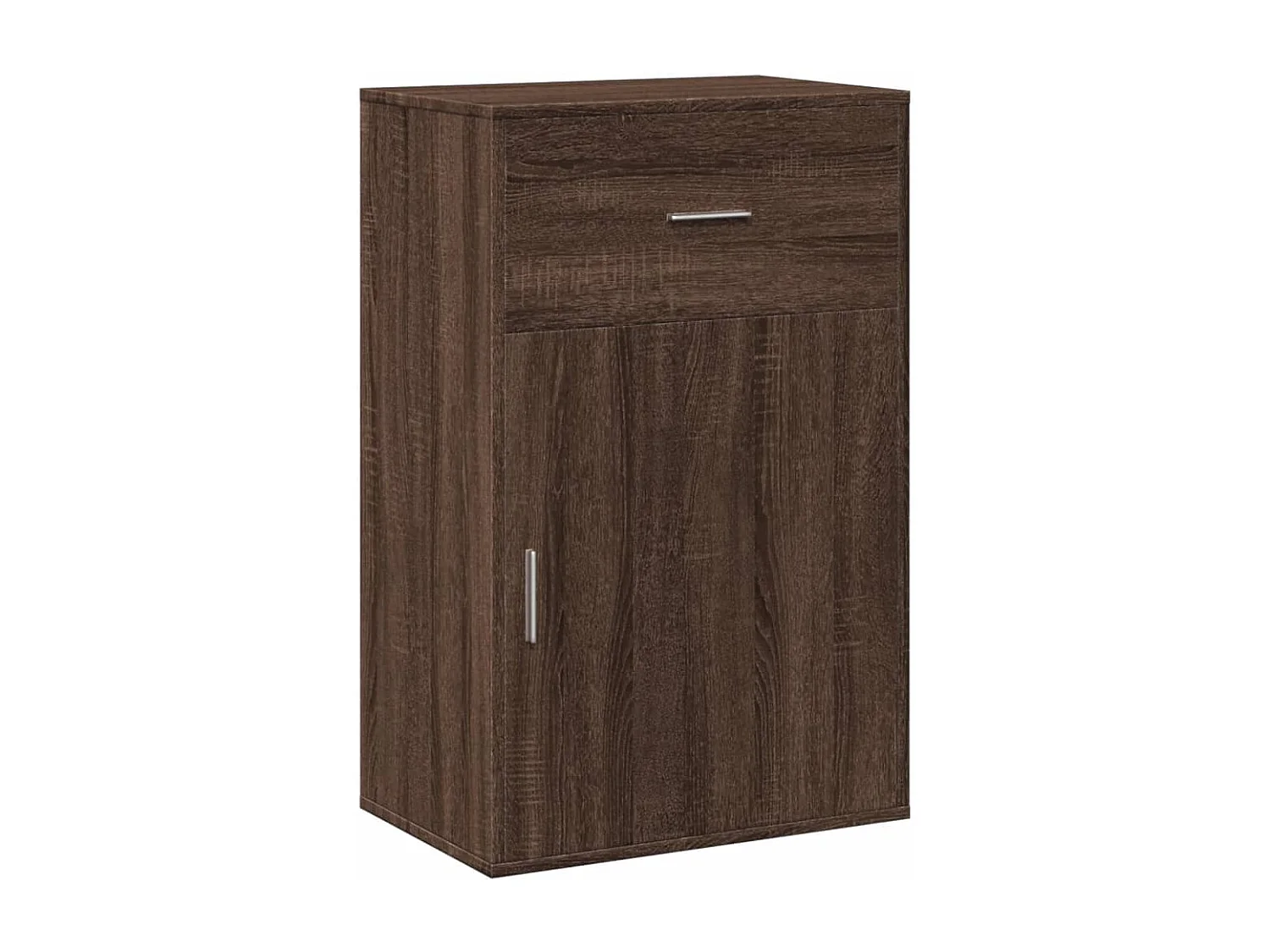 Armoire de rangement chêne marron 56,5x39x90 cm bois ingénierie