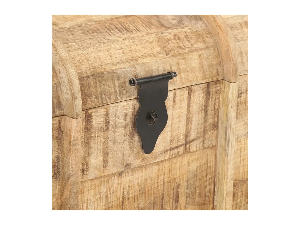 Baús de arrumação 2 pcs madeira de mangueira maciça