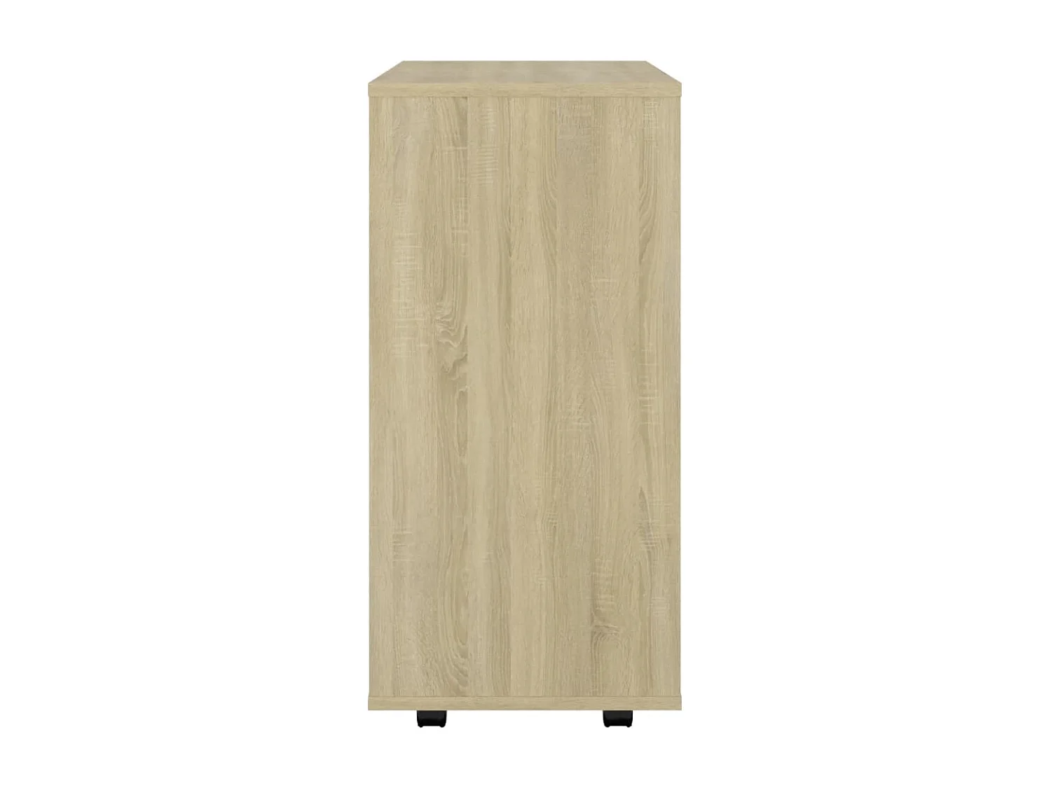Armoire à roulettes Chêne Sonoma 60x35x75 cm Bois d’ingénierie