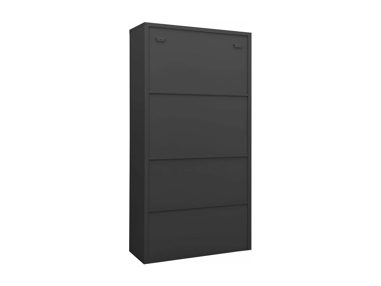 Armoire de bureau Anthracite 90x40x180 cm Acier