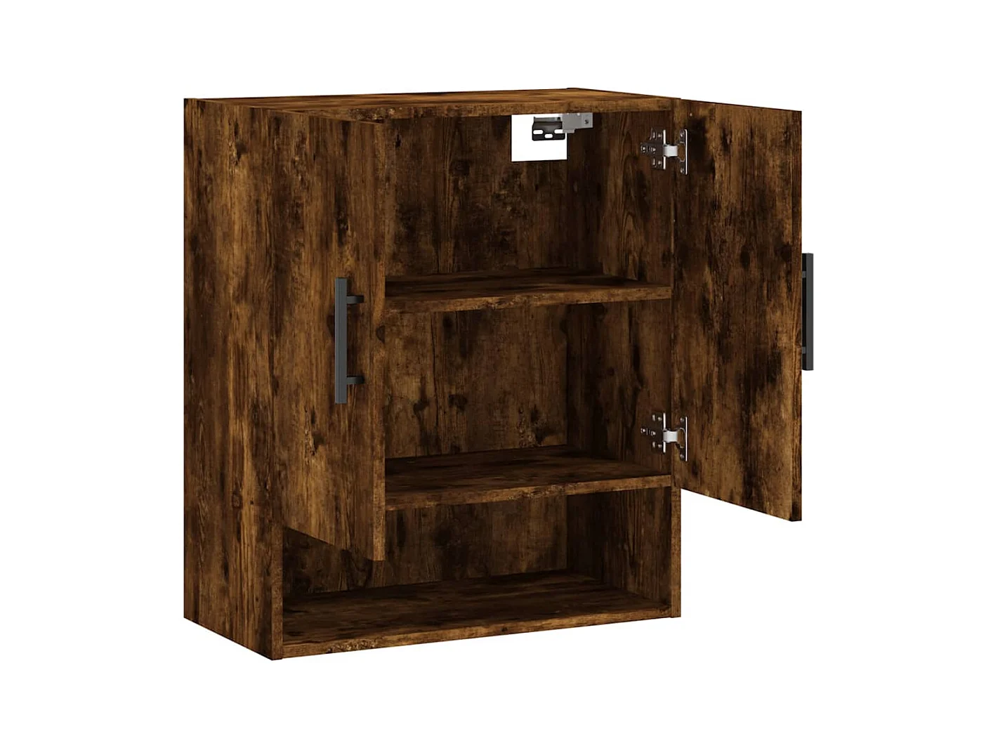 Armoire murale chêne fumé 60x31x70 cm bois d'ingénierie