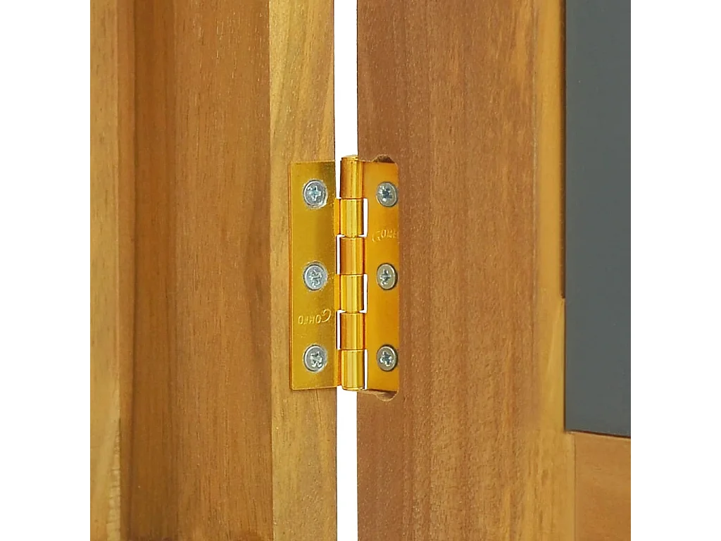 Armoire à miroir 60x10x40 cm Bois de teck solide