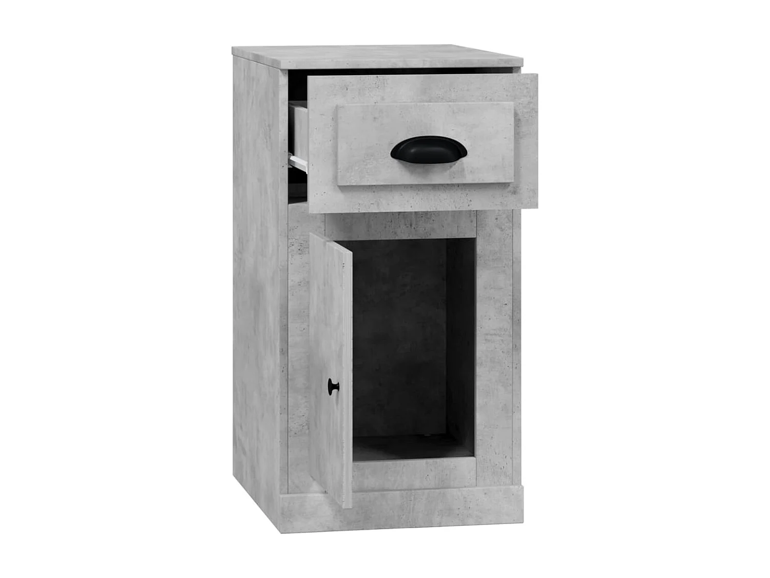 Mobiletto Cassetto Grigio Sonoma 40x50x75 cm Legno Multistrato