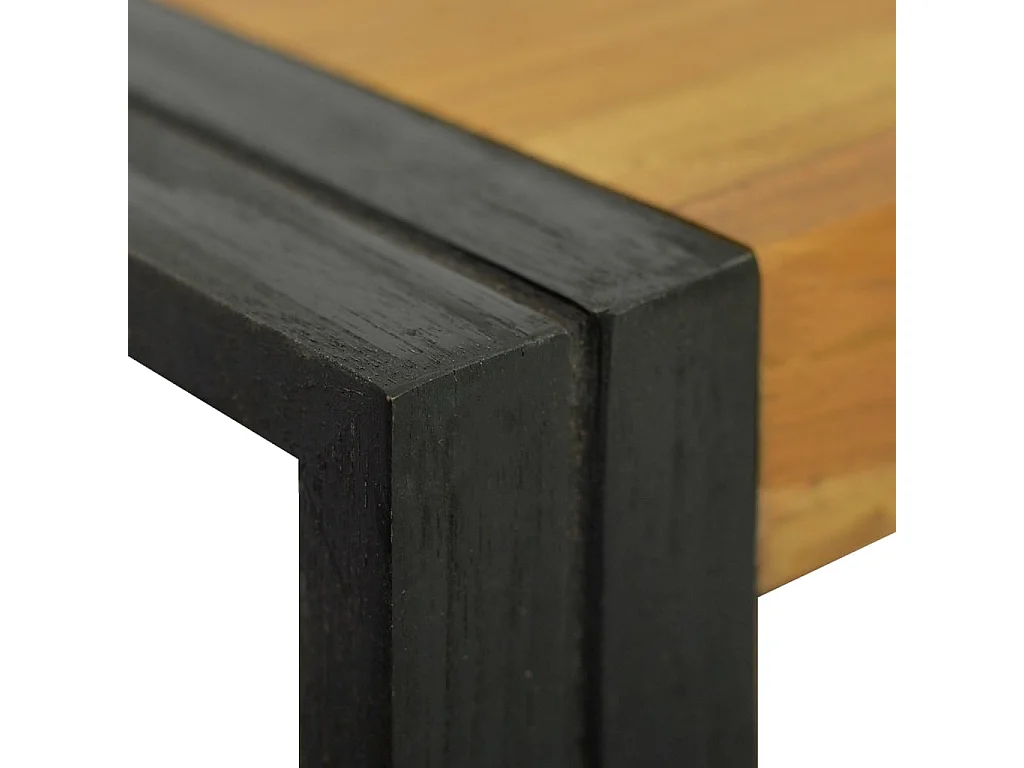 Wand-Badregal 110x45x35 cm Massivholz Teak