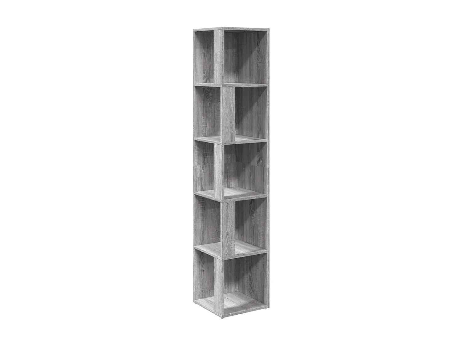 Armoire d'angle Sonoma gris 33x33x164,5 cm Bois d'ingénierie