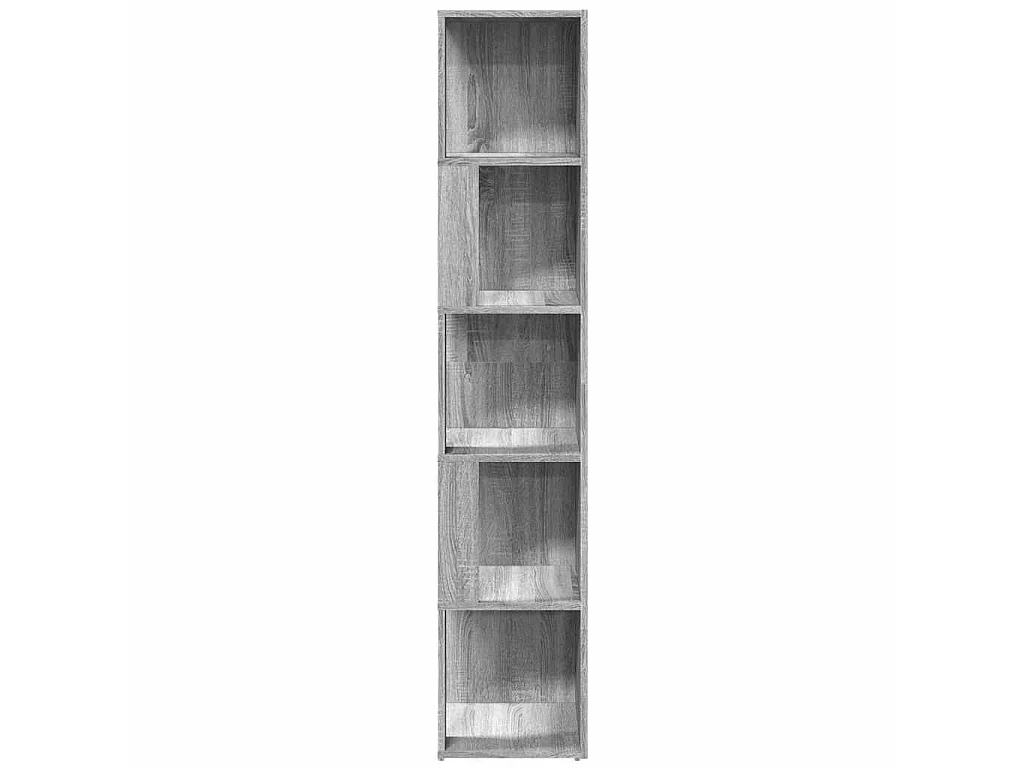Armoire d'angle Sonoma gris 33x33x164,5 cm Bois d'ingénierie