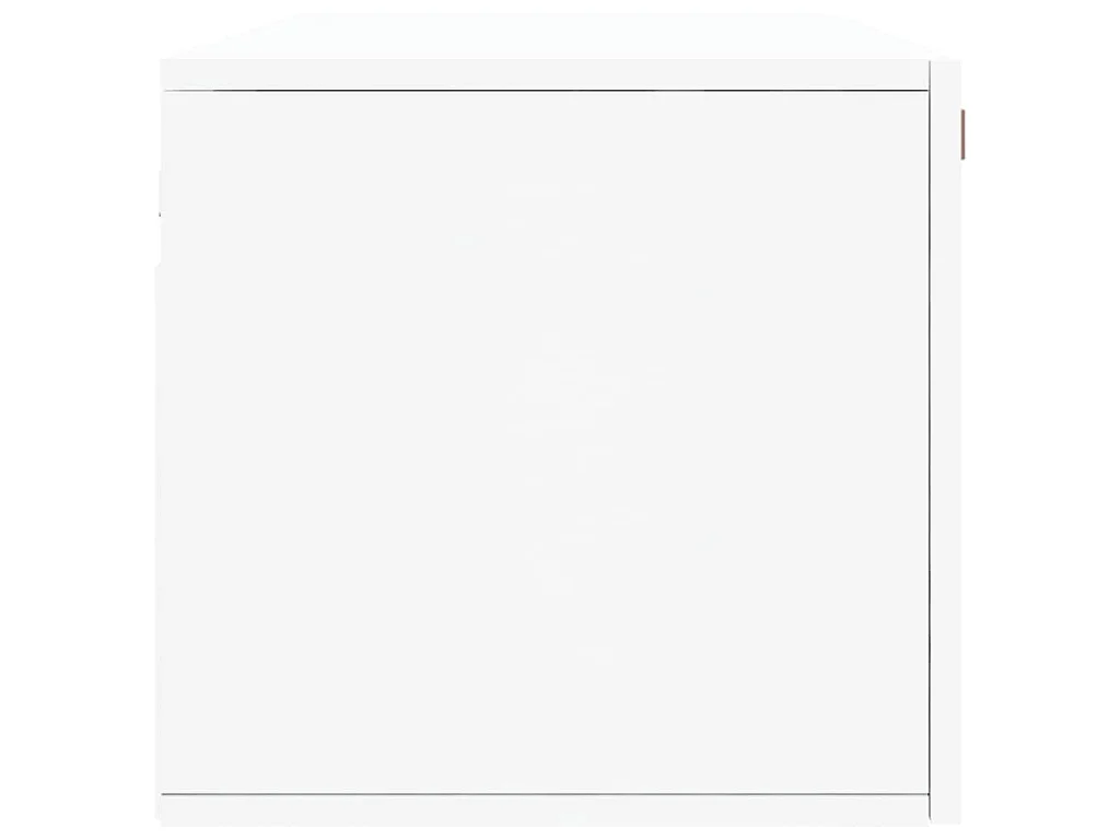 Wandkast 100x36,5x35 cm bewerkt hout wit