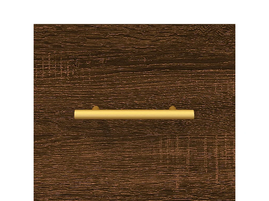 Armoire murale chêne marron 80x36,5x35 cm bois d'ingénierie